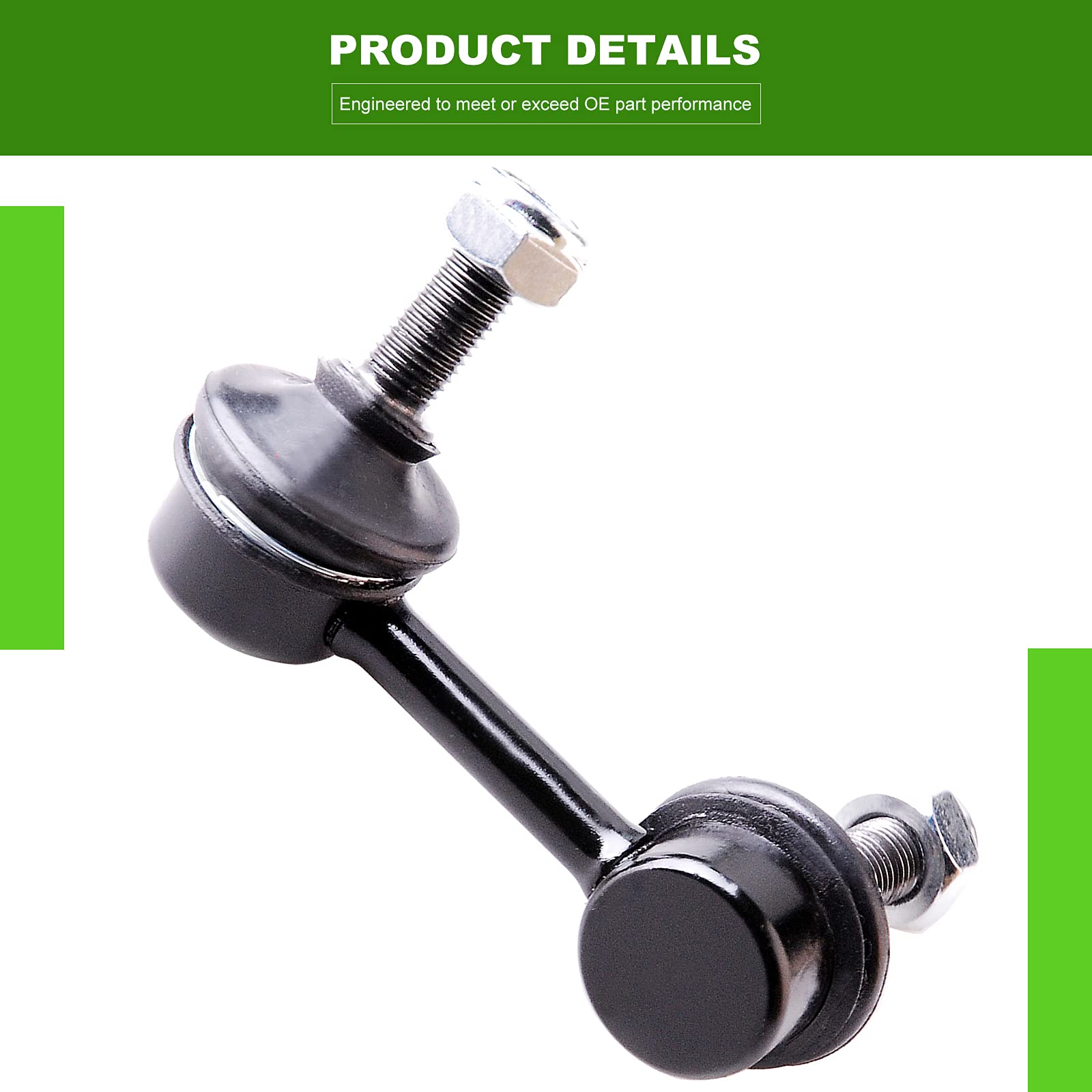 SCITOO front sway bar link passenger side reduces body roll during turns