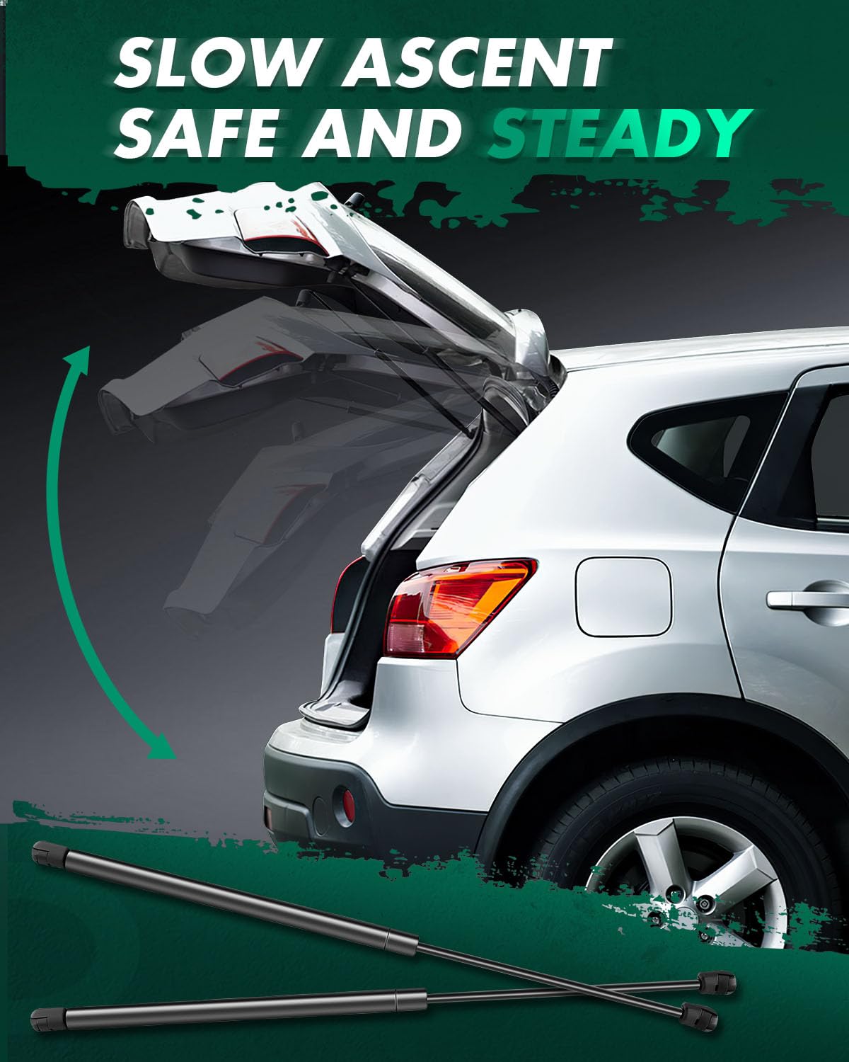 SCITOO hood struts in use enable easy hood access