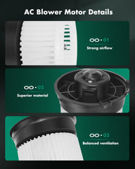 SCITOO HVAC blower motor with fan cage for Rogue Select 2014-2015 ensures reliable cooling