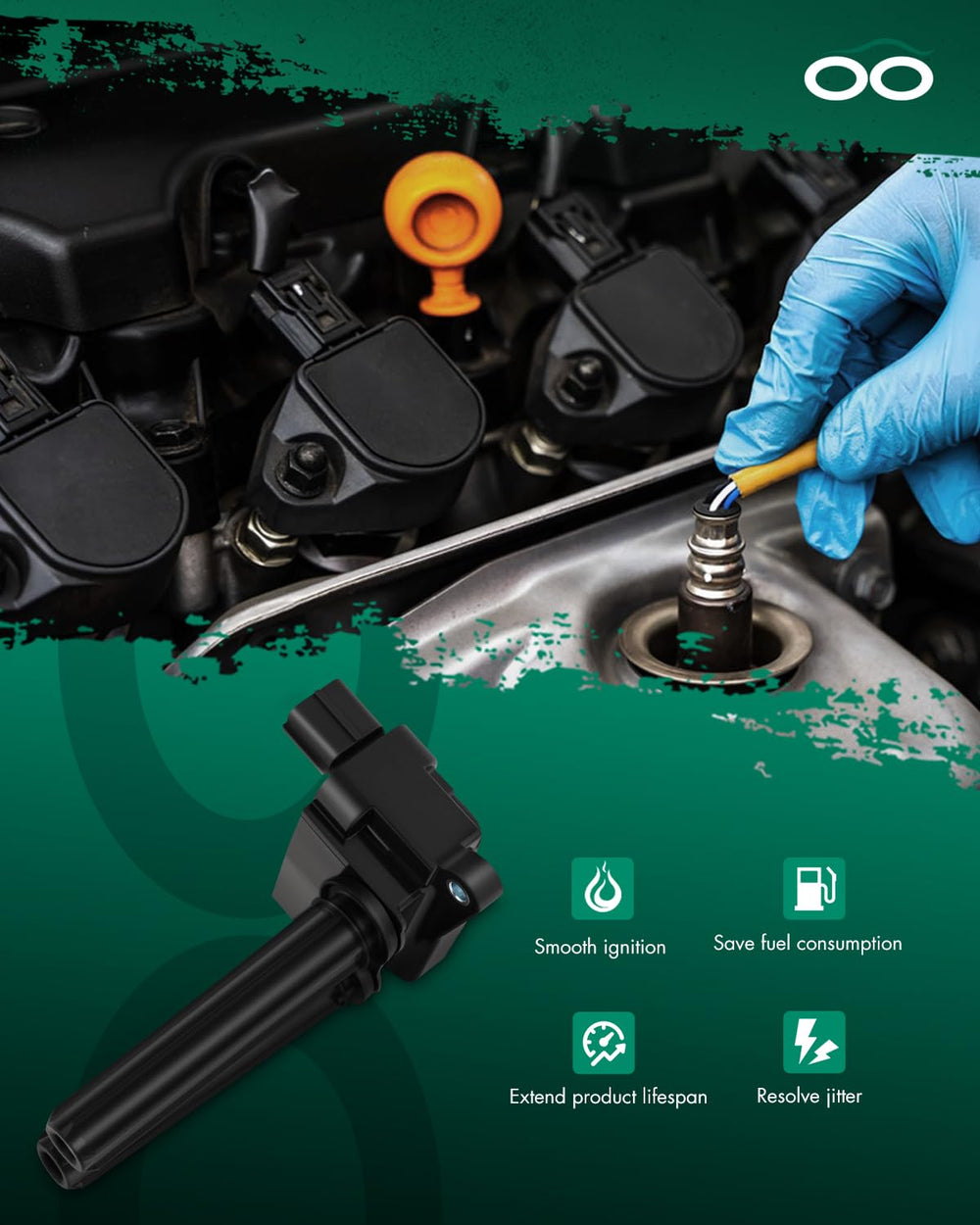 SCITOO ignition coil pack for Challenger 6.4L, strong ignition energy