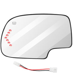 SCITOO left driver side mirror glass with heat for clear night driving