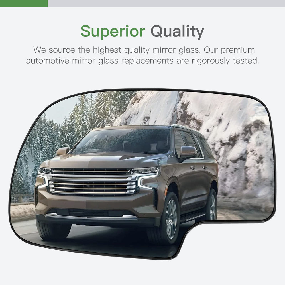 SCITOO mirror glass with attached back plate for easy installation