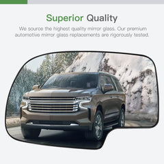 SCITOO mirror glass with attached back plate for easy installation