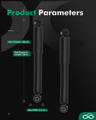 SCITOO mono tube rear shock assembly improves cooling and durability