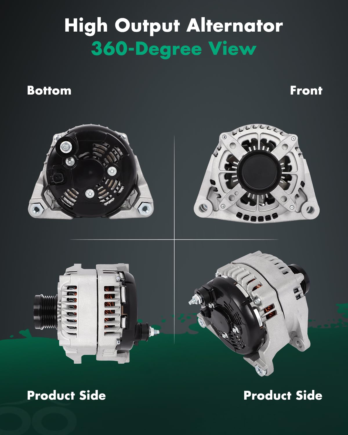 SCITOO Ram alternator pulley close-up highlighting efficient power delivery