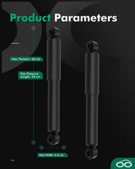 SCITOO rear shock absorber for Chevy HHR left improves dampening for smoother driving