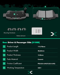 SCITOO scorch-treated brake pads promote faster break-in and more consistent wear