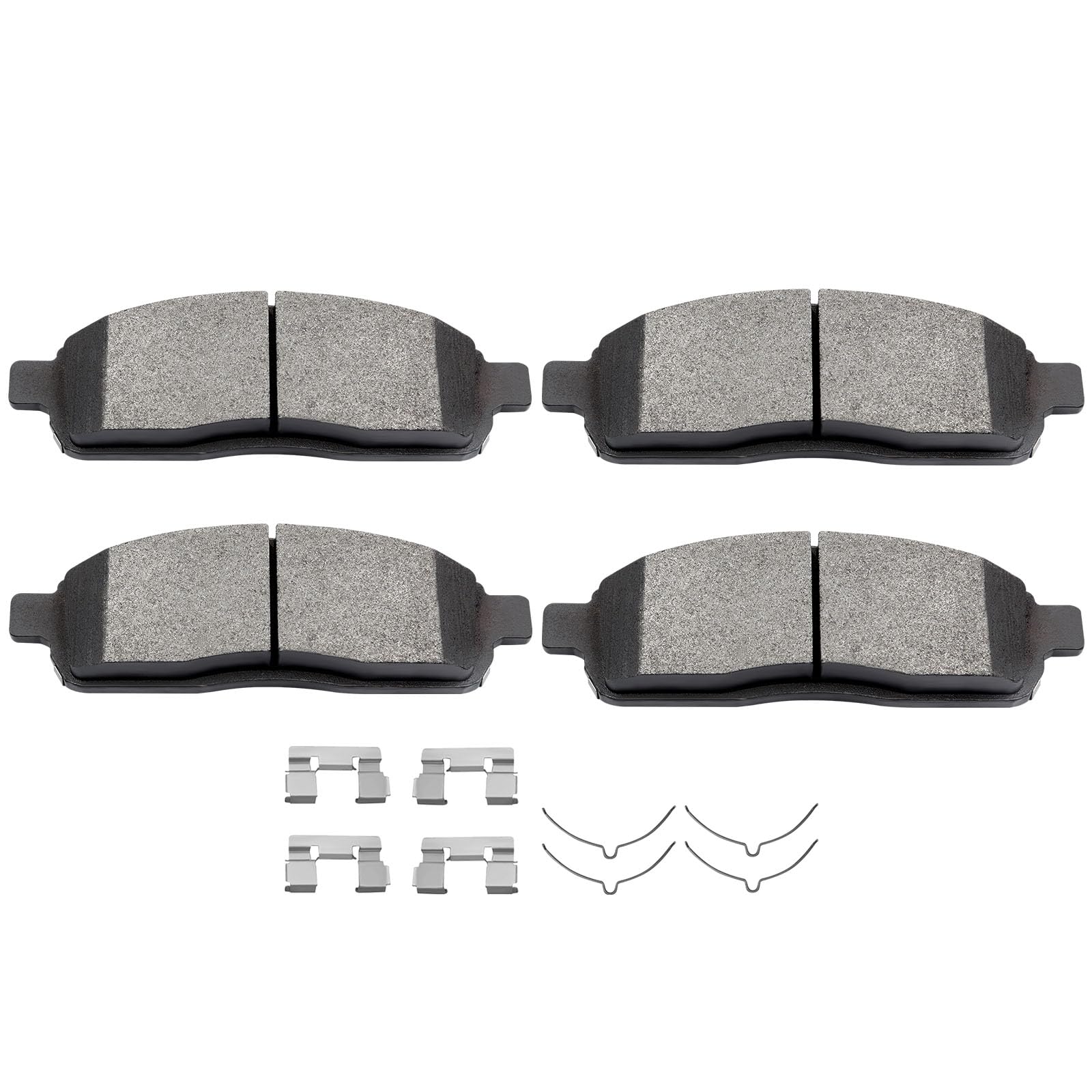 SCITOO semi-metal brake pads front kit for Ford F-150 durable braking