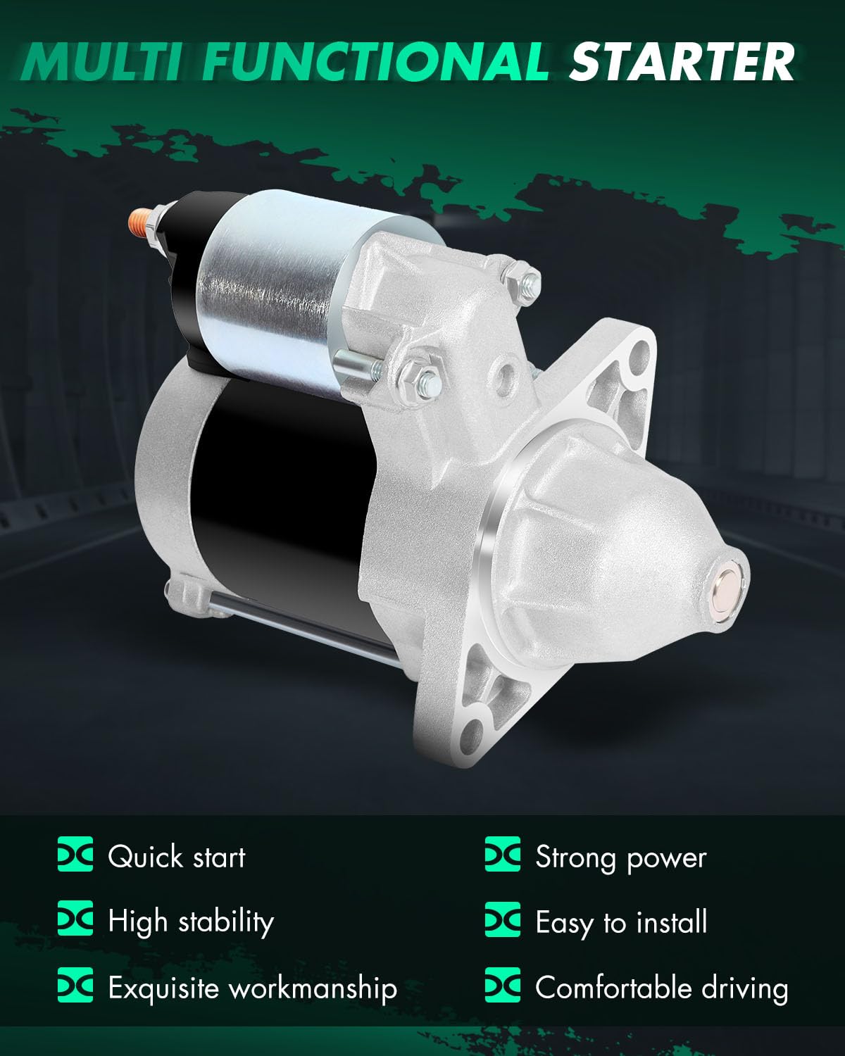 SCITOO gear-teeth wear-resistance detail ensures smooth starts