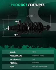 SCITOO strut component close-up showing mounts and bearing for durability