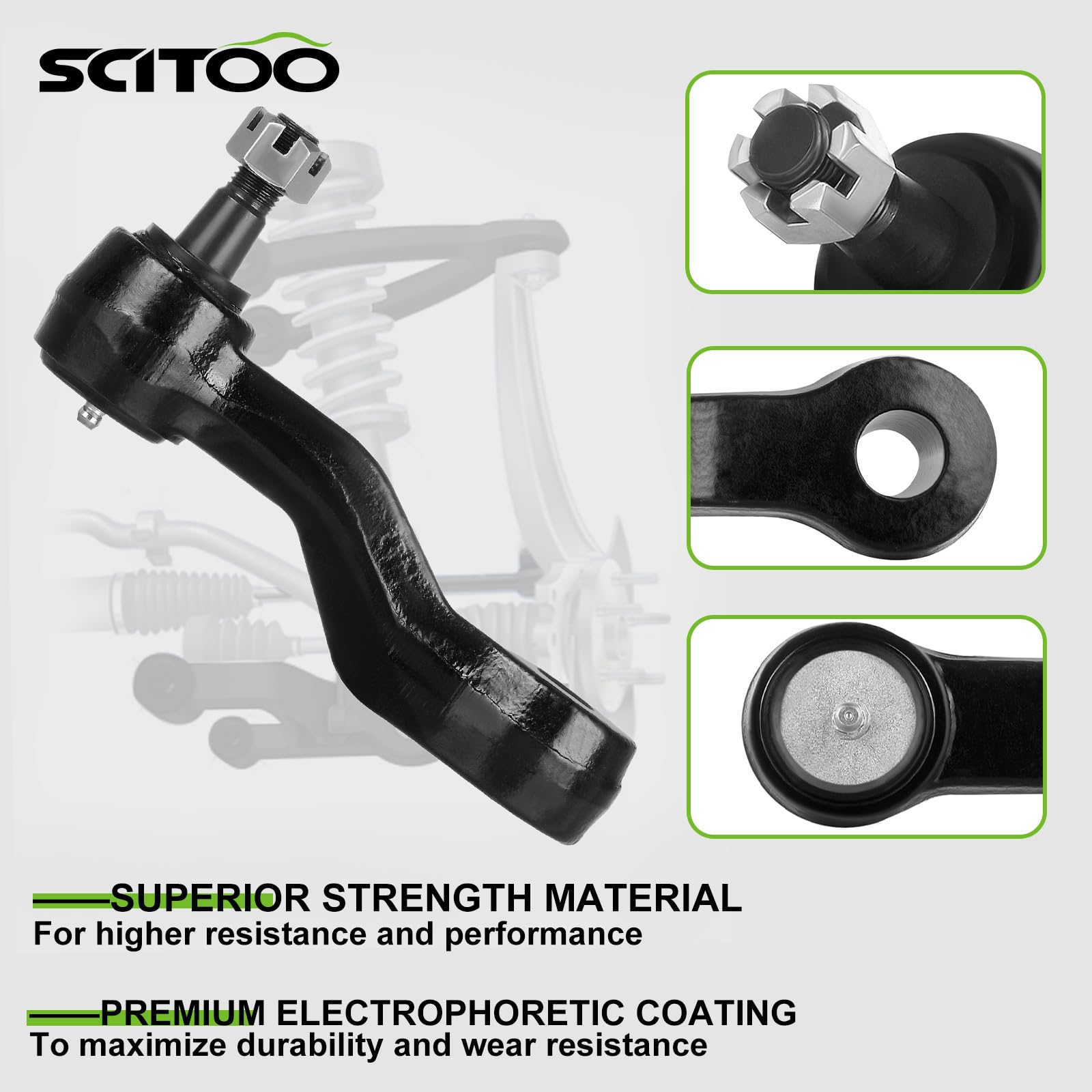 SCITOO suspension kit 2pc packaging ready for GM truck installation.