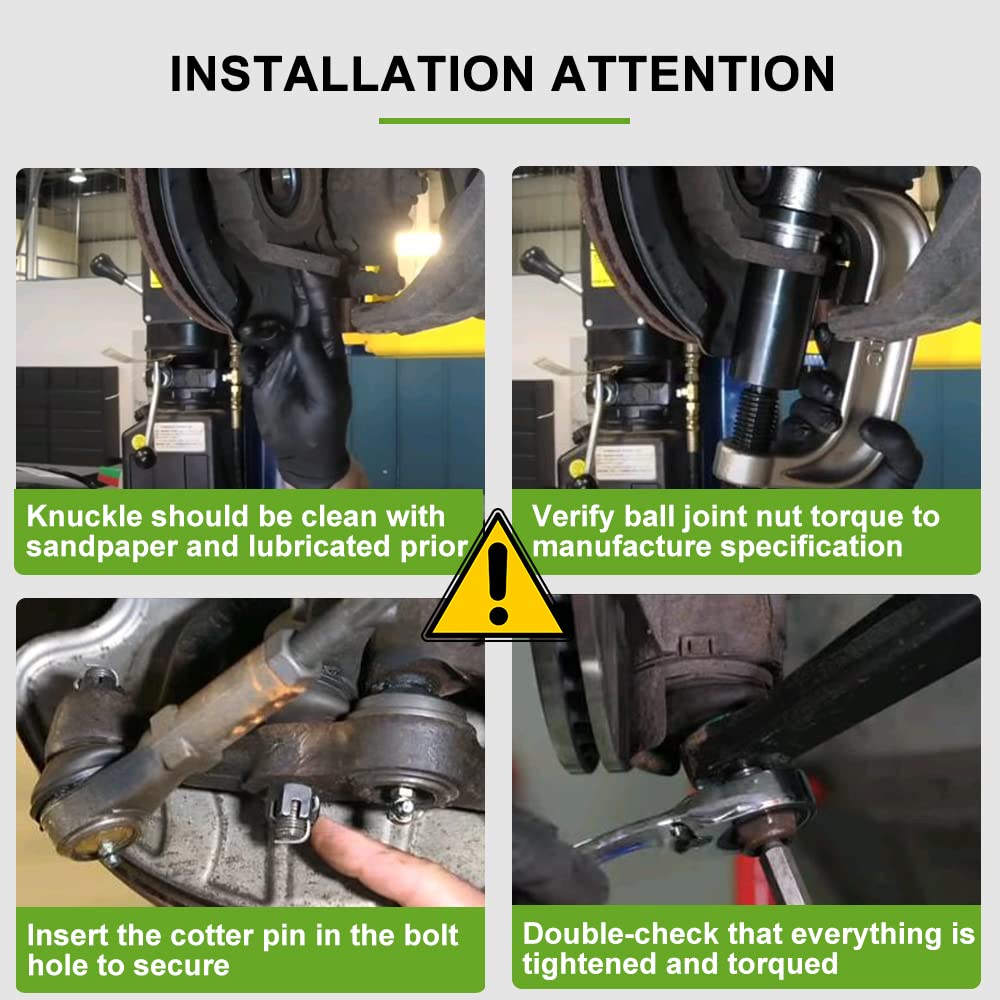 SCITOO front outer left tie rod end link supports precise steering feel.