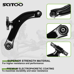SCITOO front stabilizer sway bar end link enhances stability during cornering.