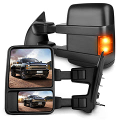 SCITOO towing mirror for F-250 driver-side widens rear view for safer lane changes
