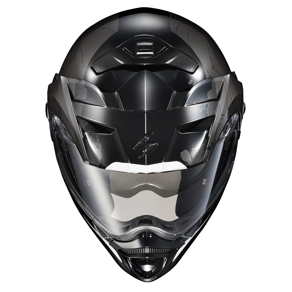 ScorpionEXO AT960 helmet with Bluetooth-ready speaker pockets for on-the-road connectivity.
