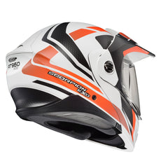 ScorpionEXO AT960 orange interior view with KwikWick liner for comfort