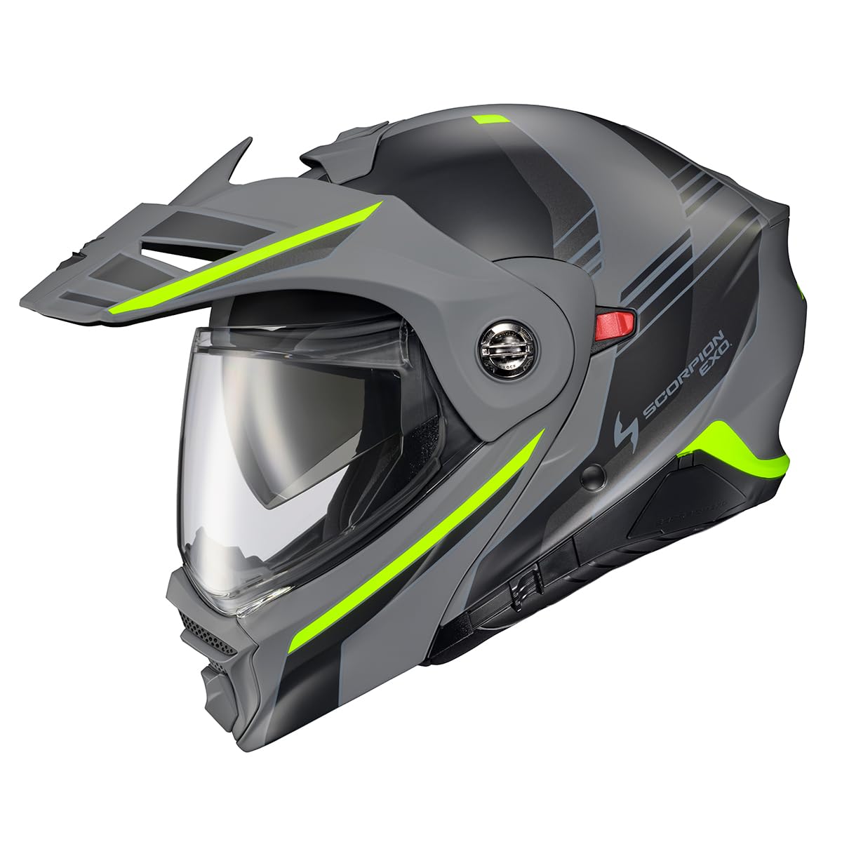 ScorpionEXO AT960 shell with streamlined aerodynamics for smoother rides.