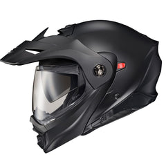 ScorpionEXO AT960 shell shows lightweight polycarbonate protection for city rides.