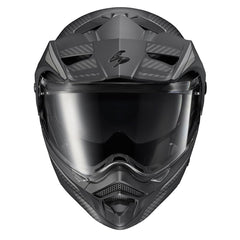 Helmet with built-in speaker pockets for Bluetooth compatibility.