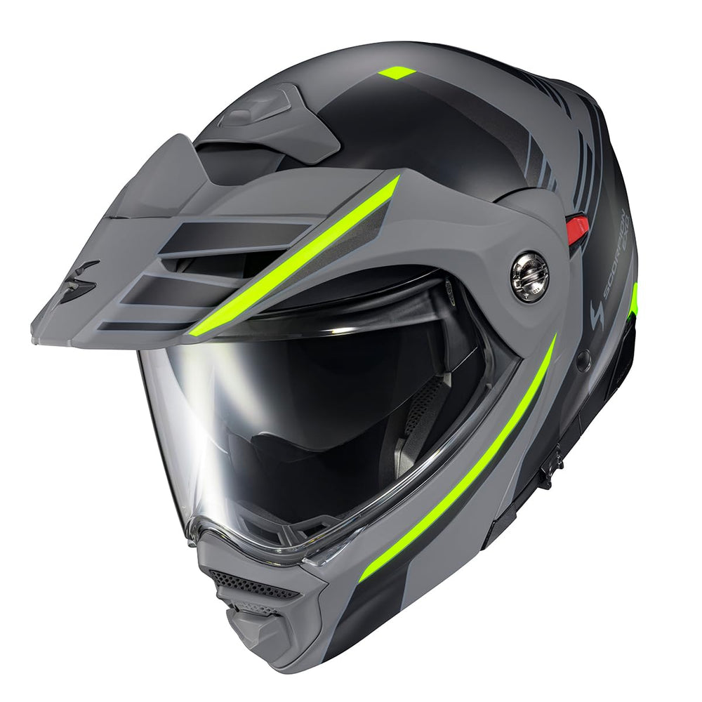 ScorpionEXO AT960 vision shield offering anti-fog clarity for safer visibility.