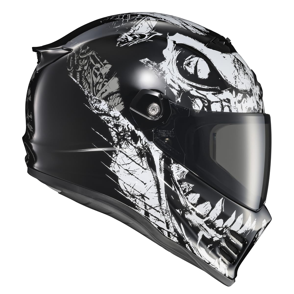 ScorpionEXO Covert FX cheek pads accommodate glasses for a comfortable fit.
