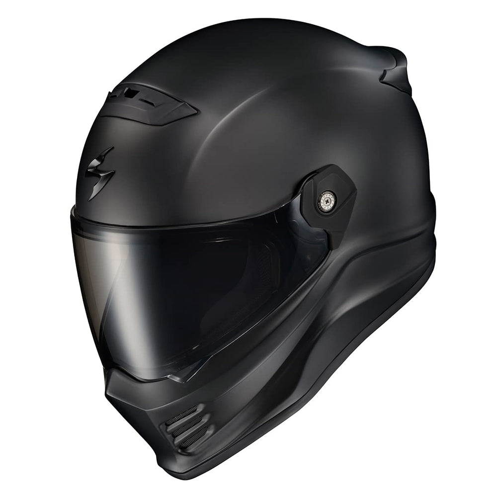 ScorpionEXO Covert FX left-side view showing integrated venting