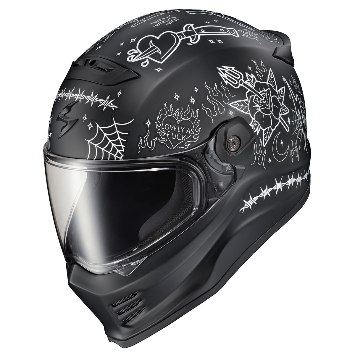 ScorpionEXO Covert FX side view highlighting compact shell and protection