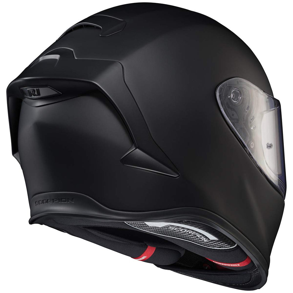 ScorpionEXO R1 Air with comm-ready pockets for Bluetooth speakers