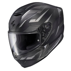 ScorpionEXO R330 shield with Pinlock-ready feature for fog-free visibility.