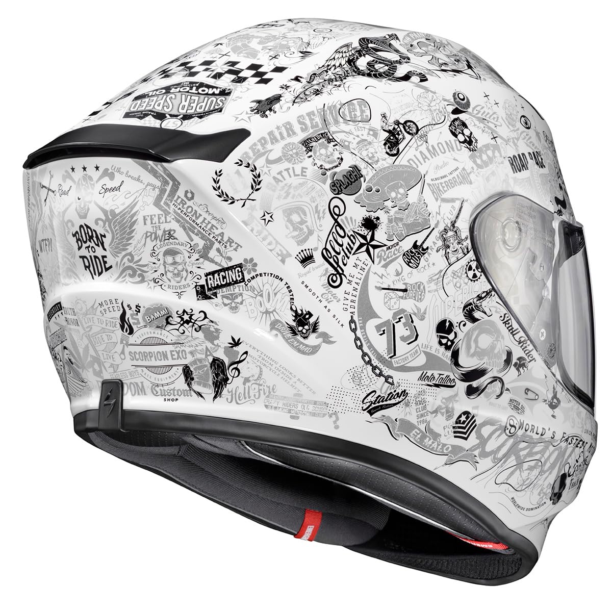 ScorpionEXO R420 emergency release cheek pads for quicker, safer removal