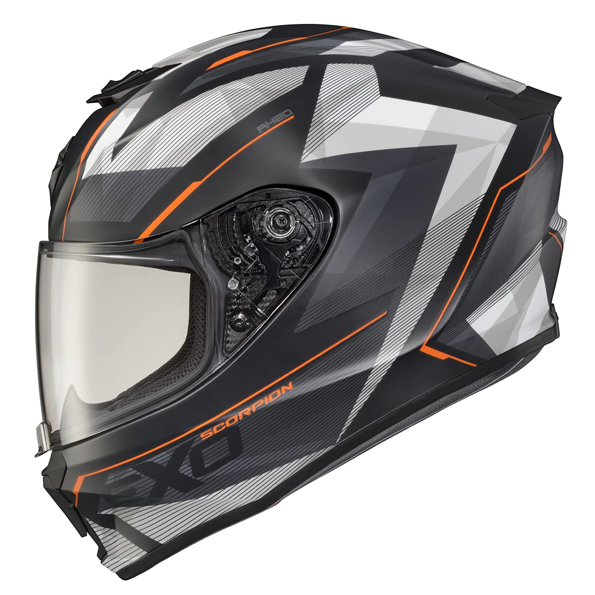 ScorpionEXO R420 Engage helmet shell design enhances impact dispersion for safer rides