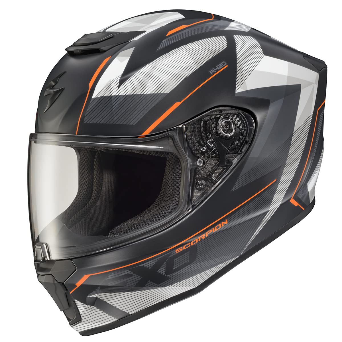 ScorpionEXO R420 Engage anti-fog shield with UV protection