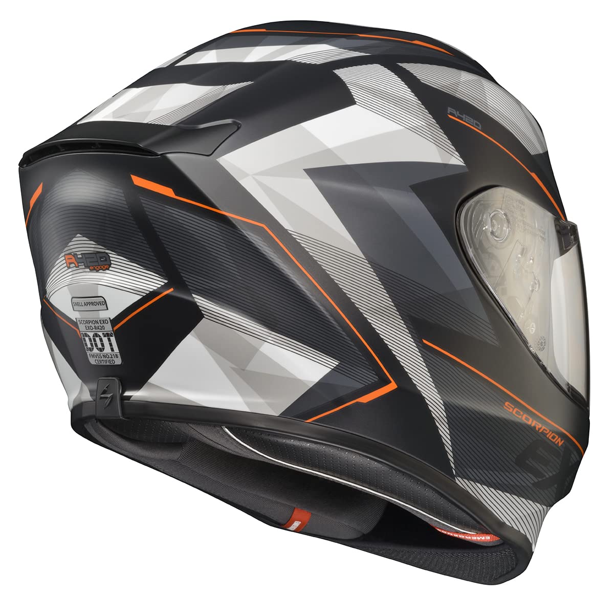 ScorpionEXO R420 Engage integrated Bluetooth speaker pockets for on-the-go audio