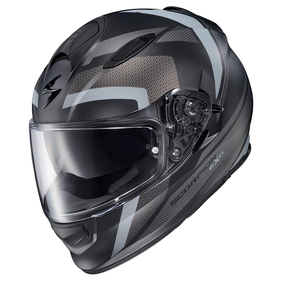 ScorpionEXO Ryzer interior showing KwikWick liner and comfortable cheek padding.