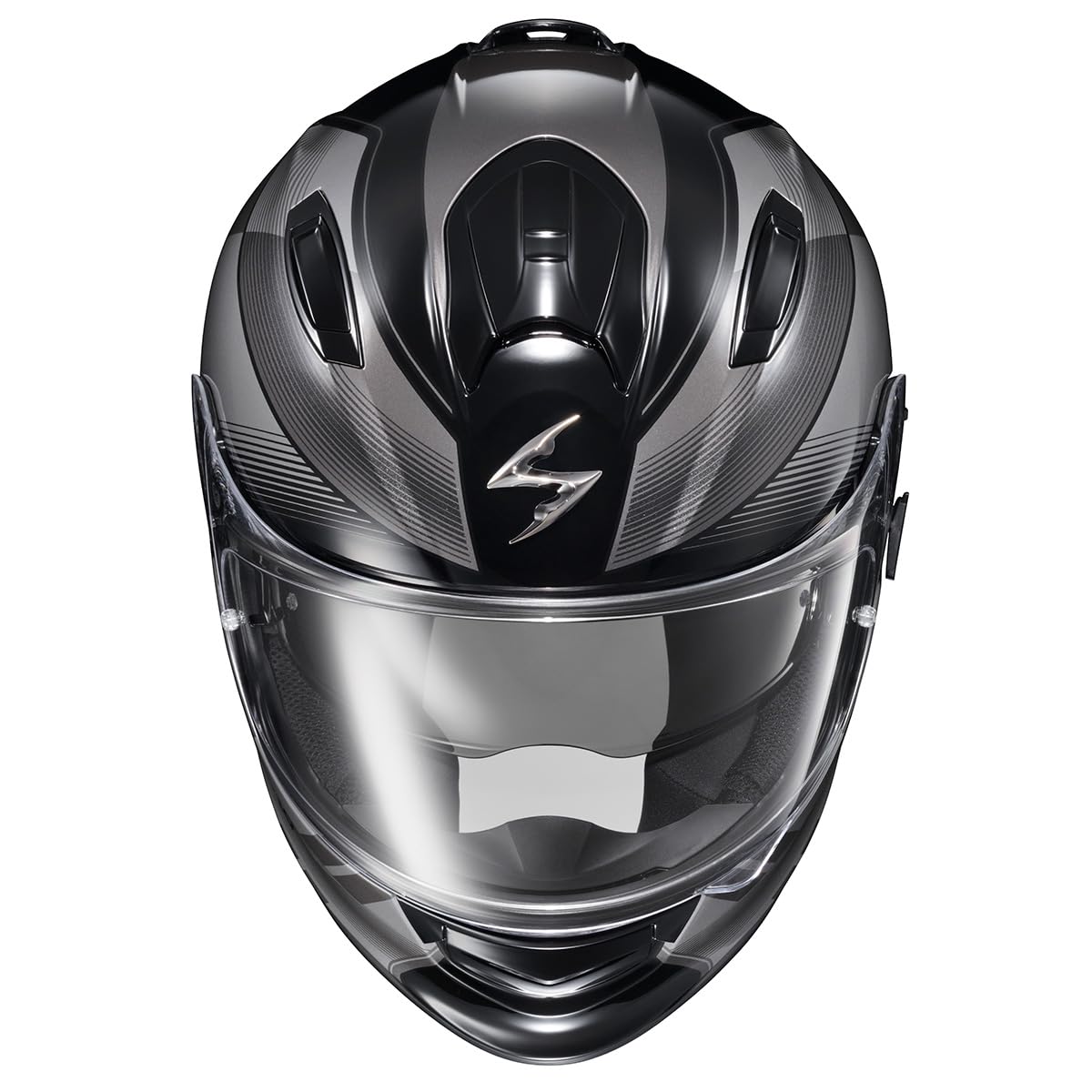 Ryzer retractable sun visor ready for glare-free daytime riding.