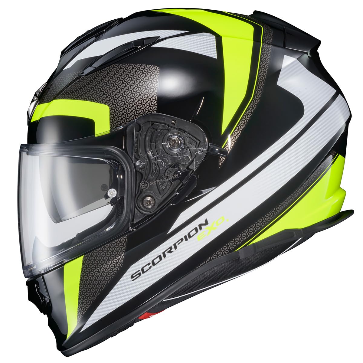ScorpionEXO Ryzer hi-viz front view for daytime visibility.