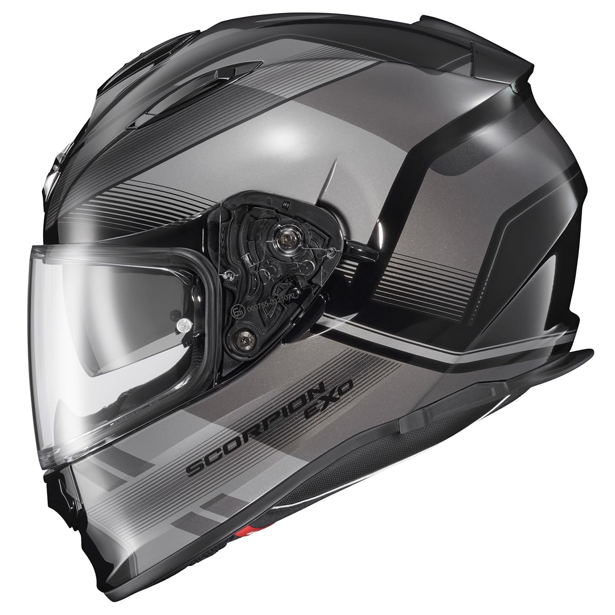 ScorpionEXO Ryzer shell close-up highlighting the polycarbonate construction
