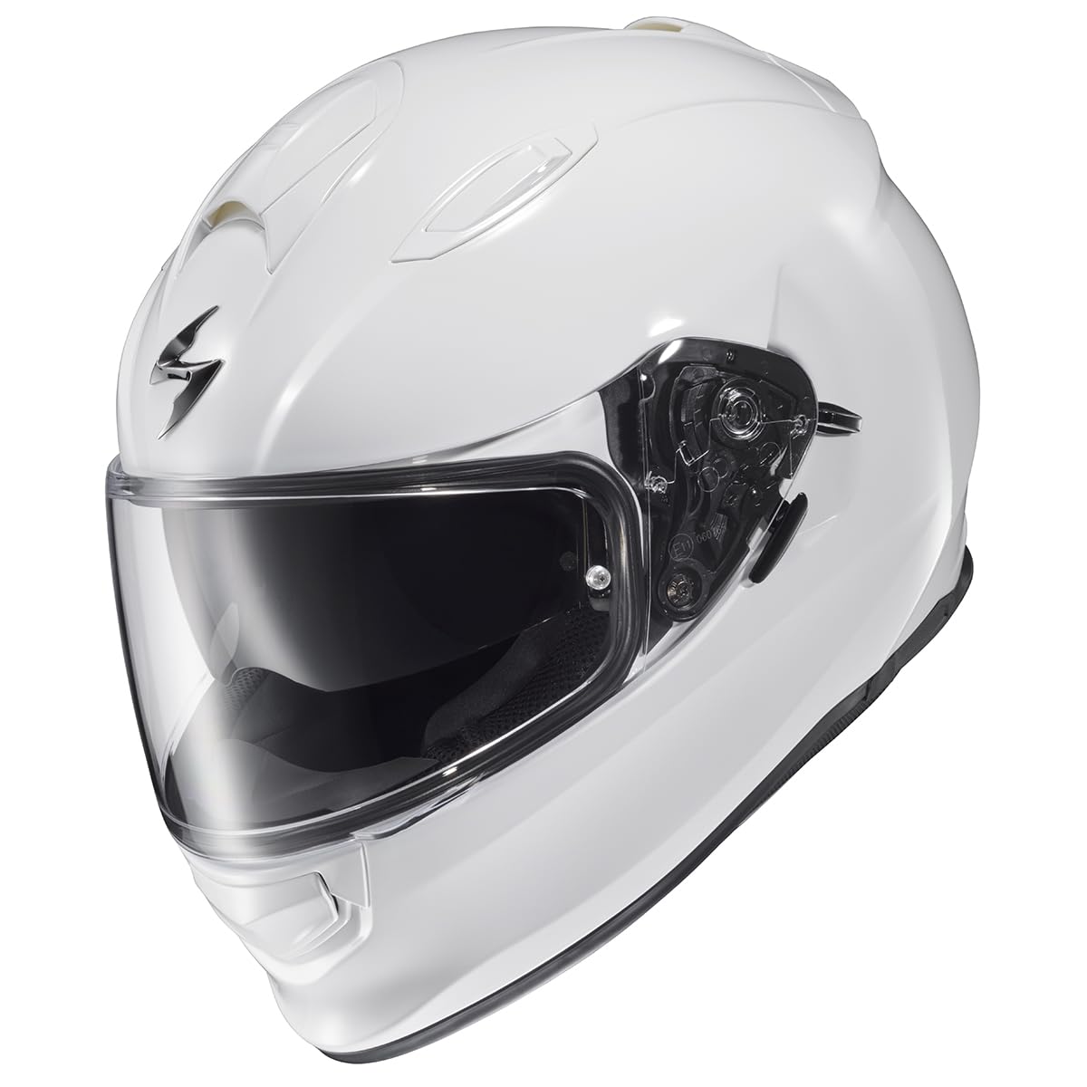 ScorpionEXO Ryzer shield with Pinlock-ready system adds fog-free visibility.
