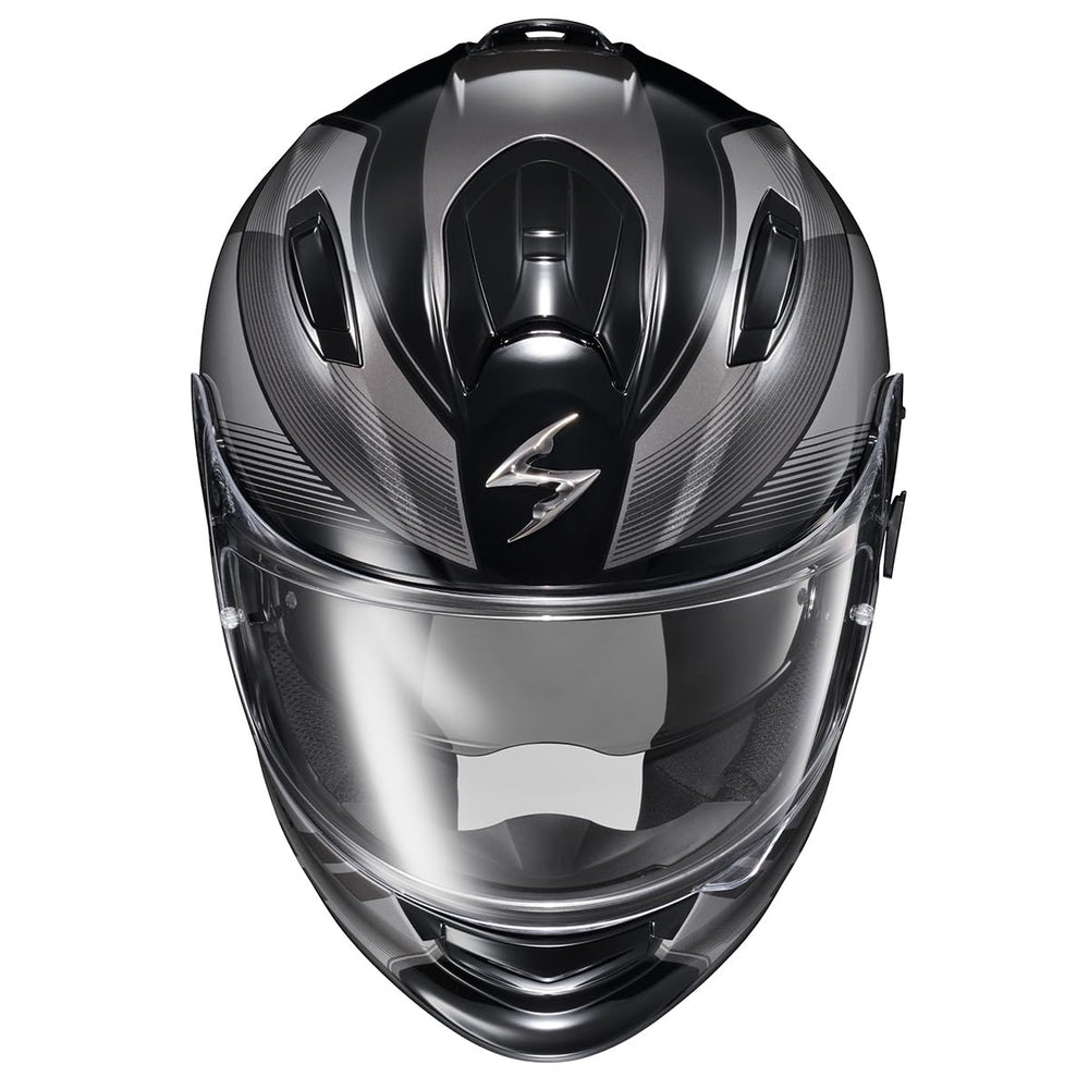 ScorpionEXO Ryzer helmet with integrated speaker pockets for Bluetooth devices