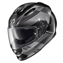ScorpionEXO Ryzer sun visor down for glare control during daytime rides