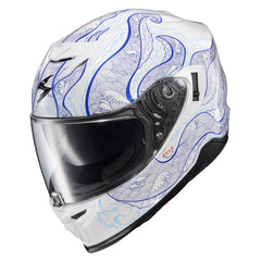 ScorpionEXO T520 aero-skirt chin curtain reduces wind noise
