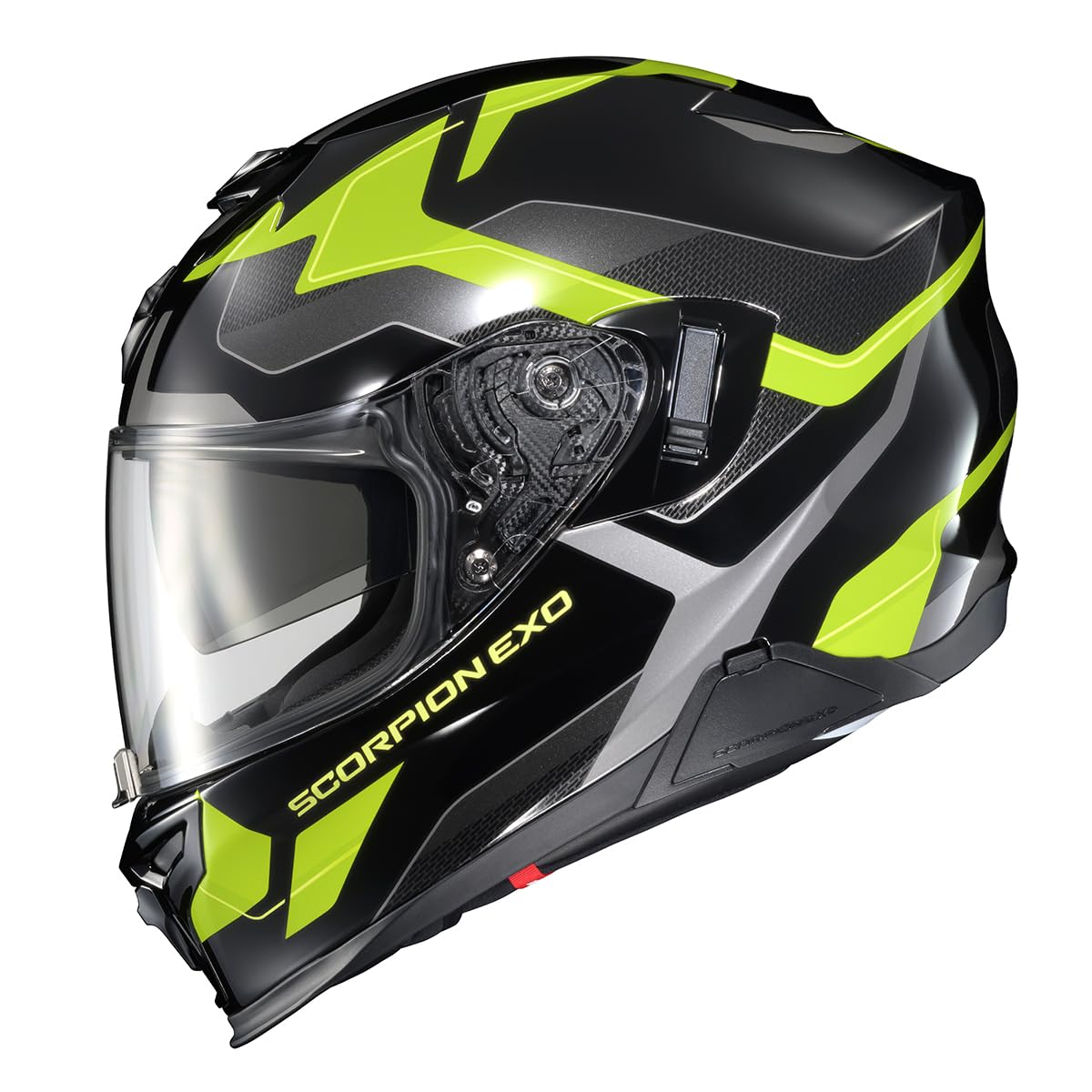 ScorpionEXO T520 front view helmet for visibility and comfort on rides.