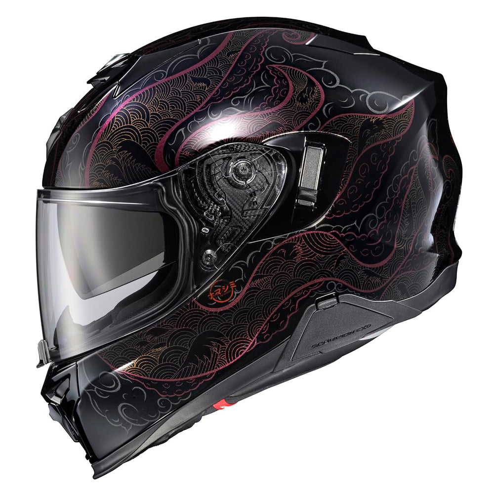 ScorpionEXO T520 front view highlighting aerodynamics and comfort