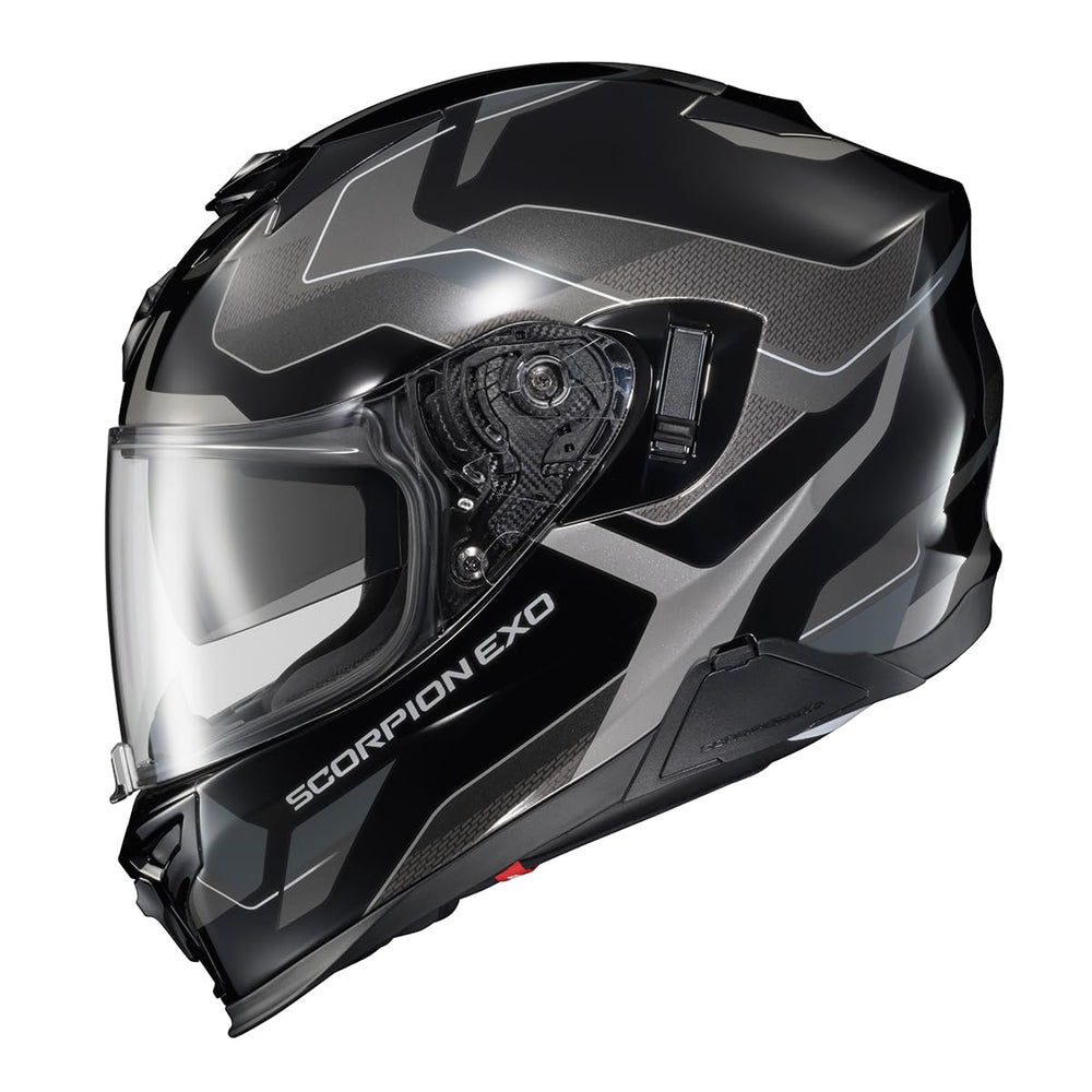 ScorpionEXO T520 Phantom front view helmet for touring comfort