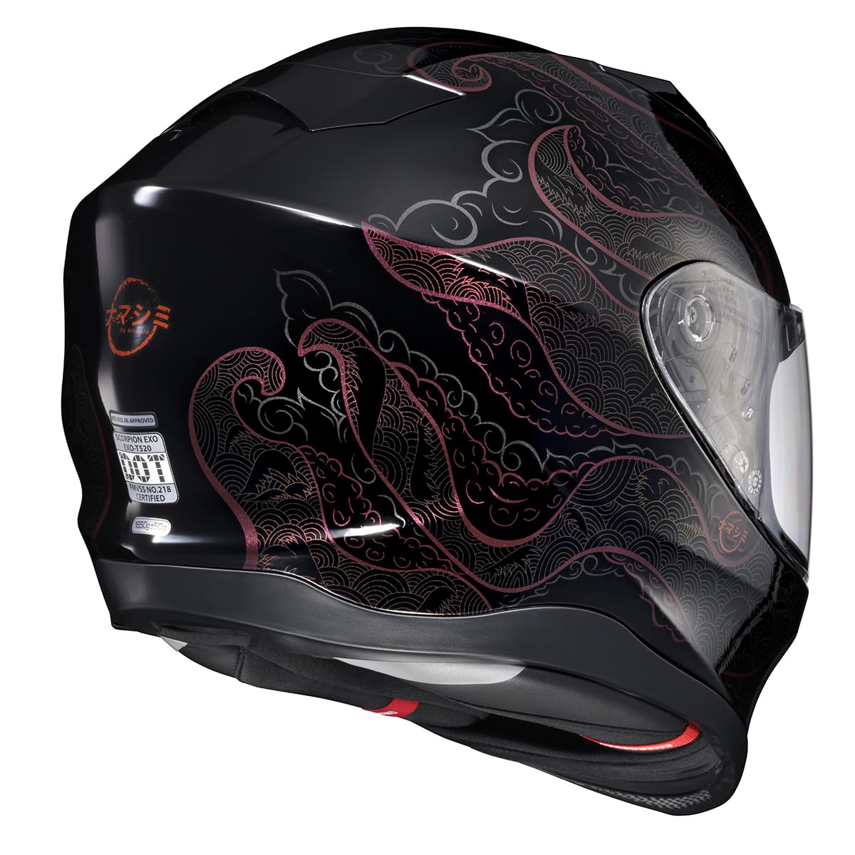 ScorpionEXO T520 shield down with Everclear no-fog visor in use