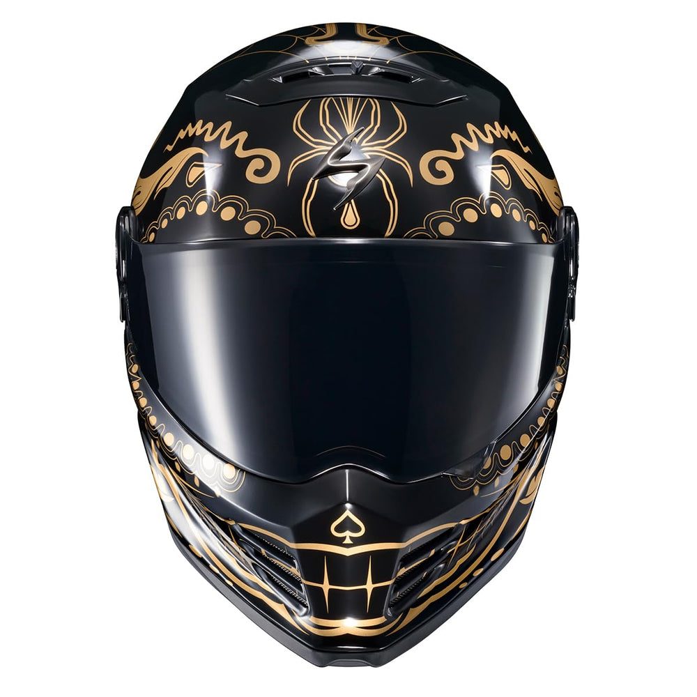 ScorpionEXO Covert FX gold gloss finish adds high-visibility style on highways