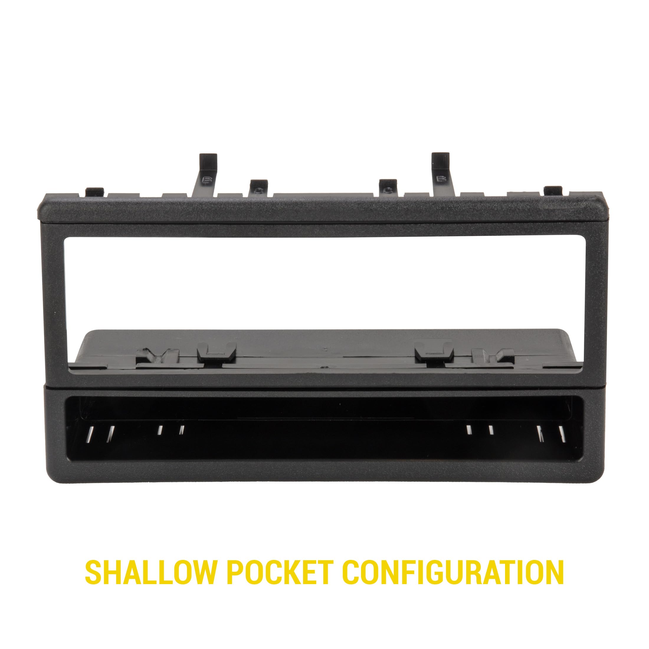 Scosche FD1327B low-profile design preserves dash aesthetics