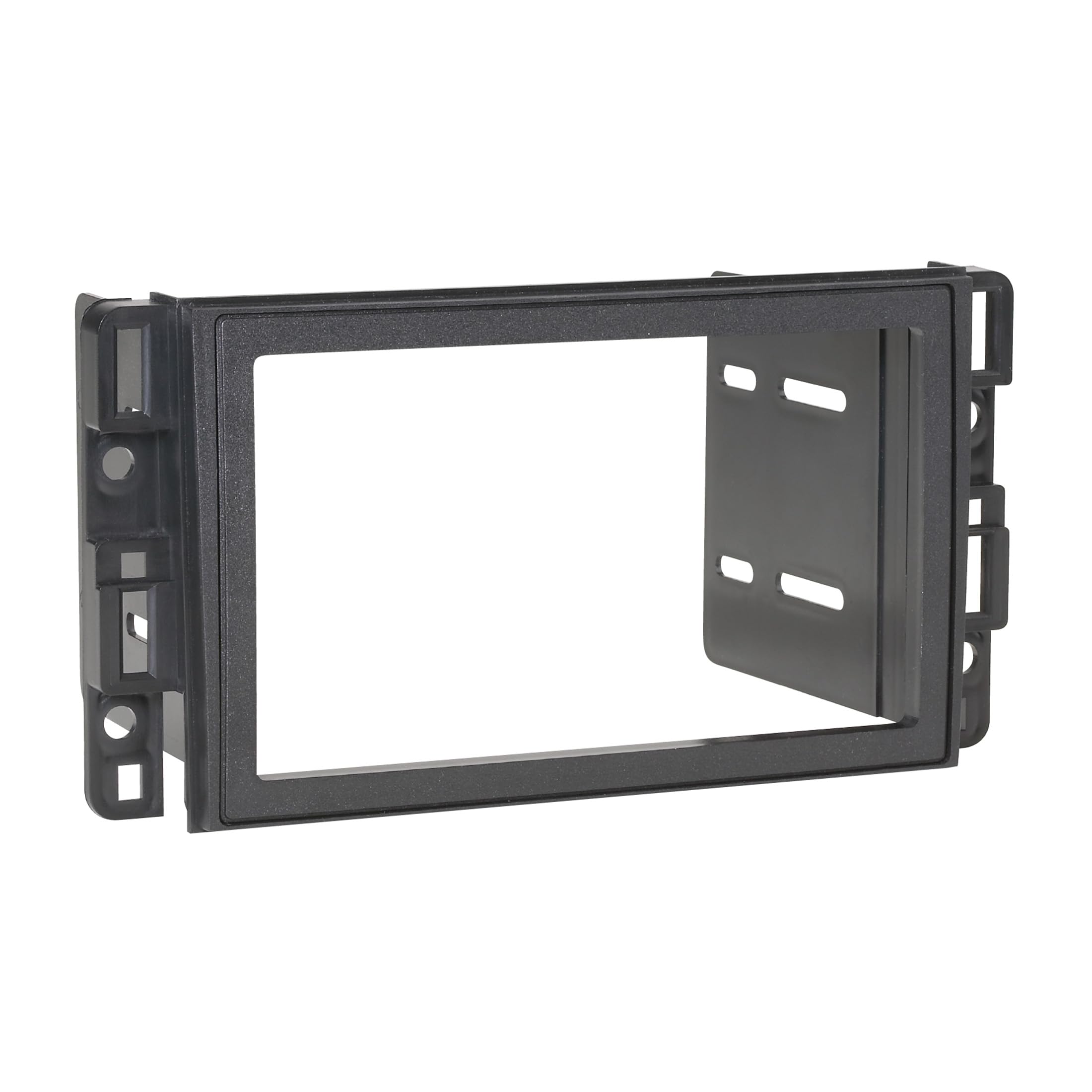Scosche GM1598B compatibility chart highlights fit across GM vehicles.