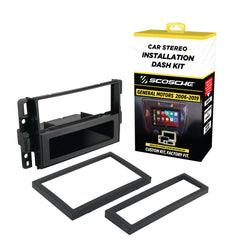 Scosche GM1598B front view for a clean, factory-fit dash appearance.