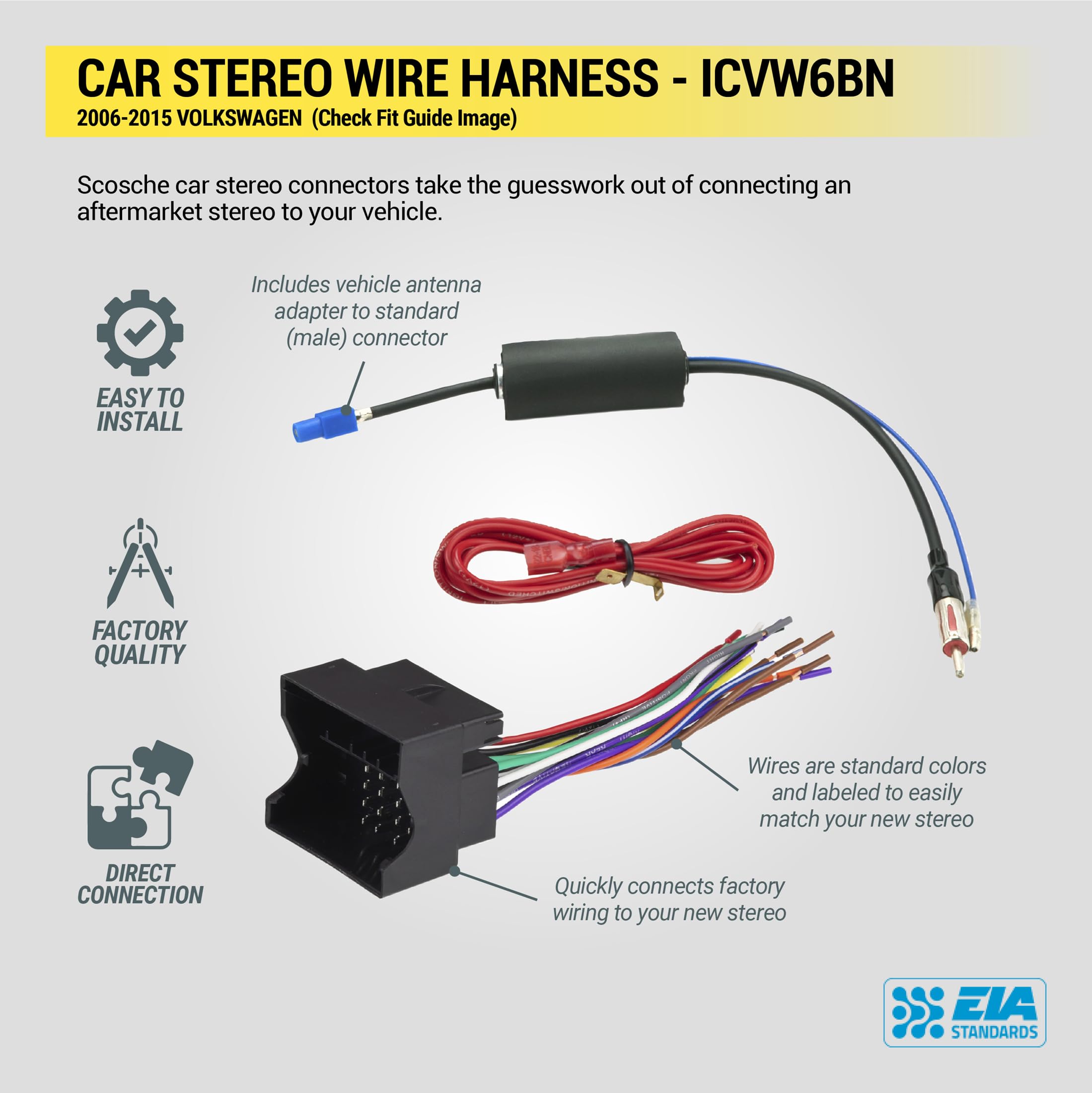 Scosche ICVW6BN compatibility-guide helps verify VW fit.